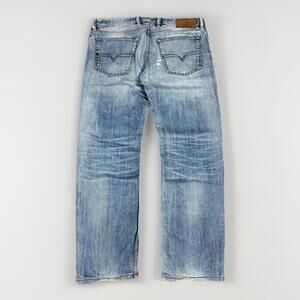 Diesel Industries Waykee Light Washed Straight Fit Button Fly Jeans 38x31 Indian